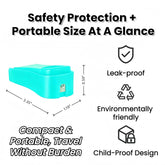 Close-up of corrosion-resistant stainless steel blade cutting a fine tip